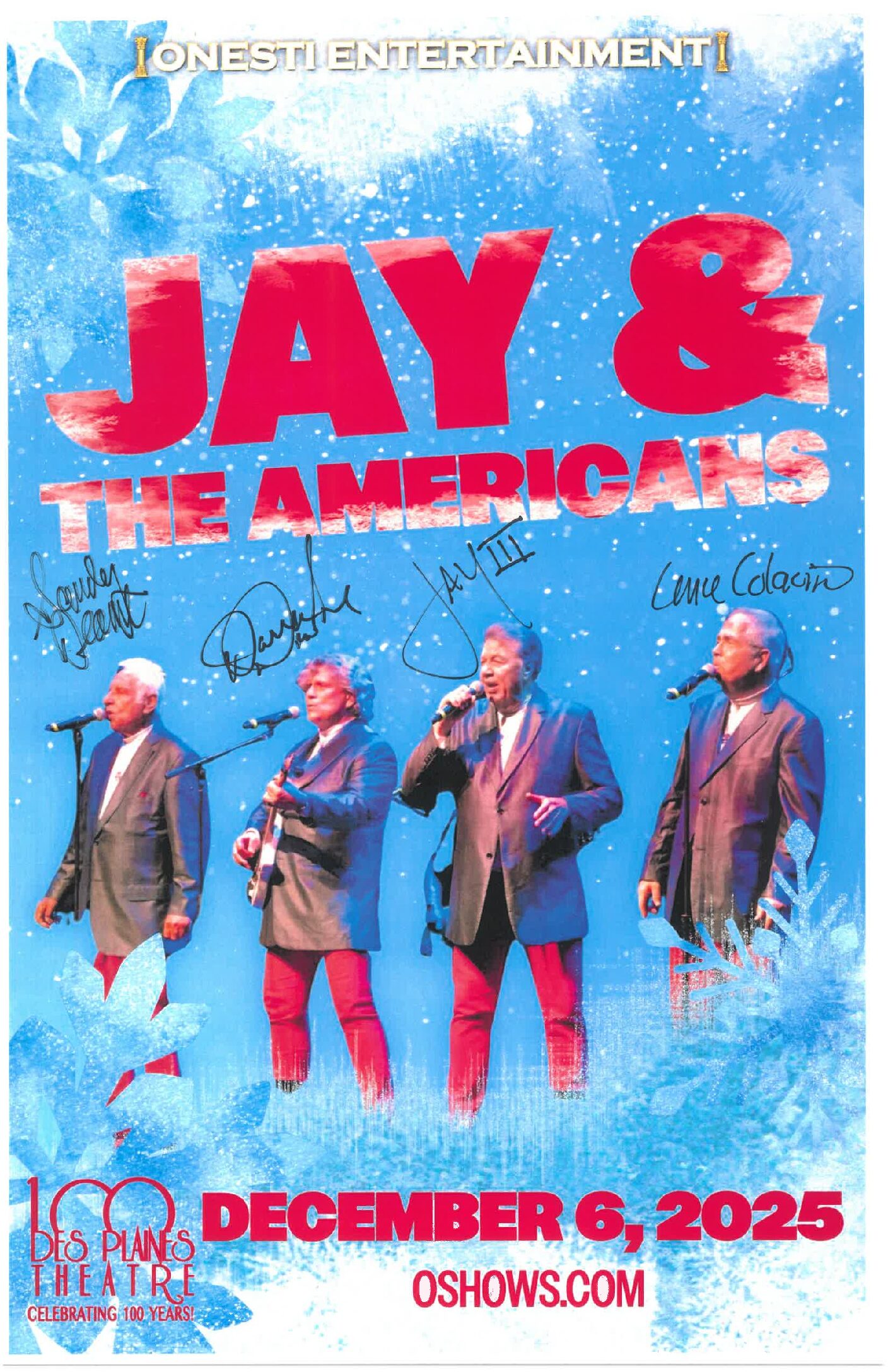 Jay & The Americans Poster 12/06/25-DPT
