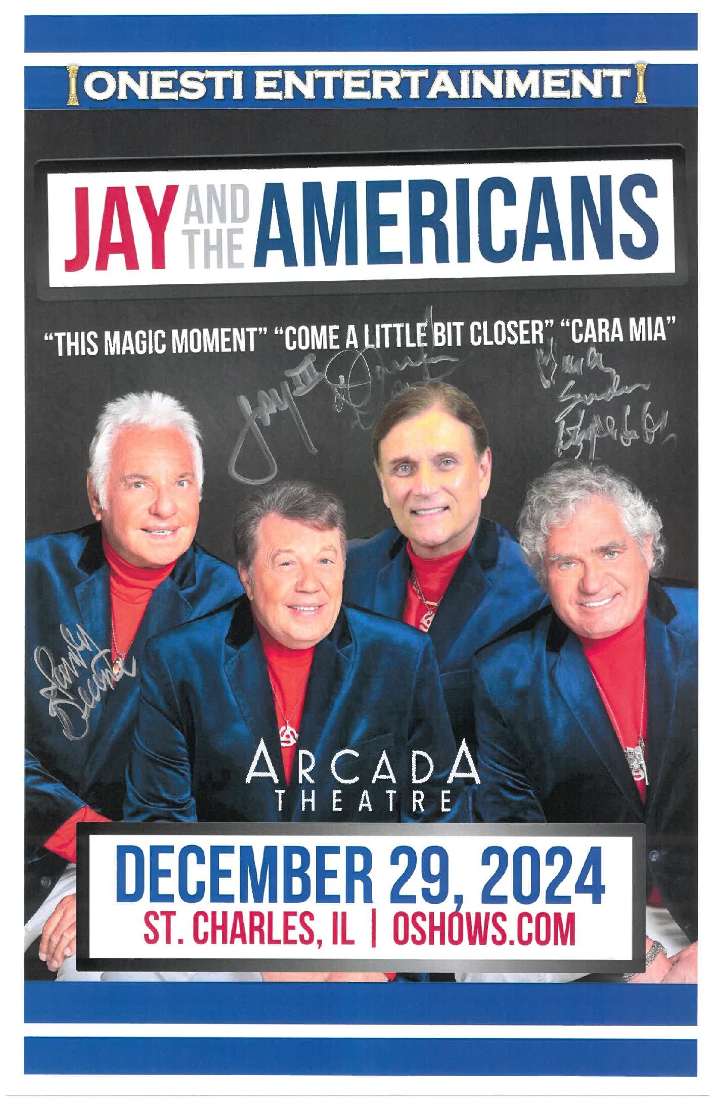 Jay & The Americans Poster 12/29/24-ARC