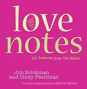 Jim Brickman and Cindy Pearlman- Love Notes Book (Autographed)