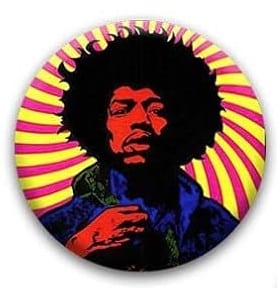 Jimi Hendrix Button