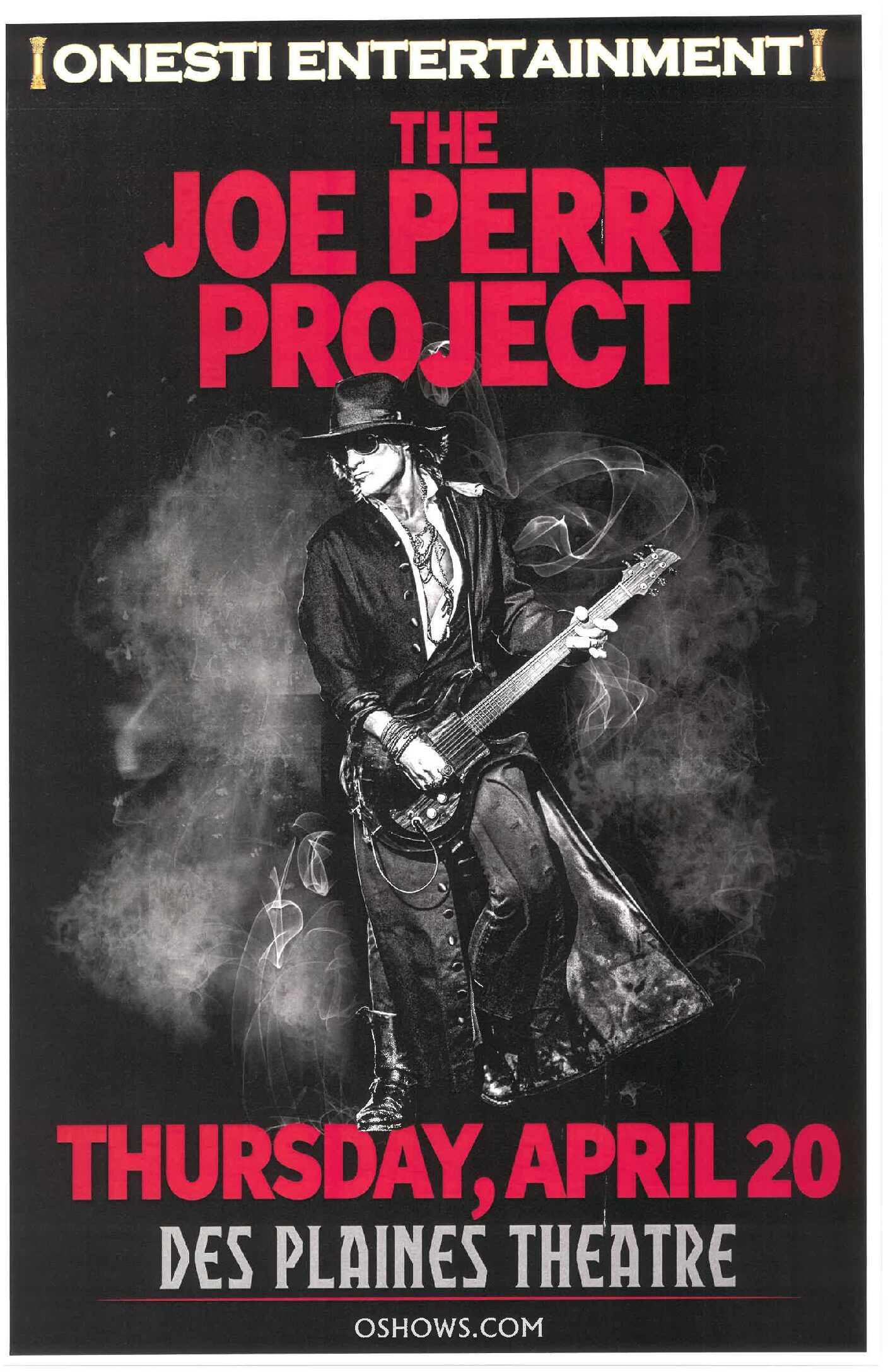 Joe Perry Project Poster 4/20/23- DPT (Unsigned Only)