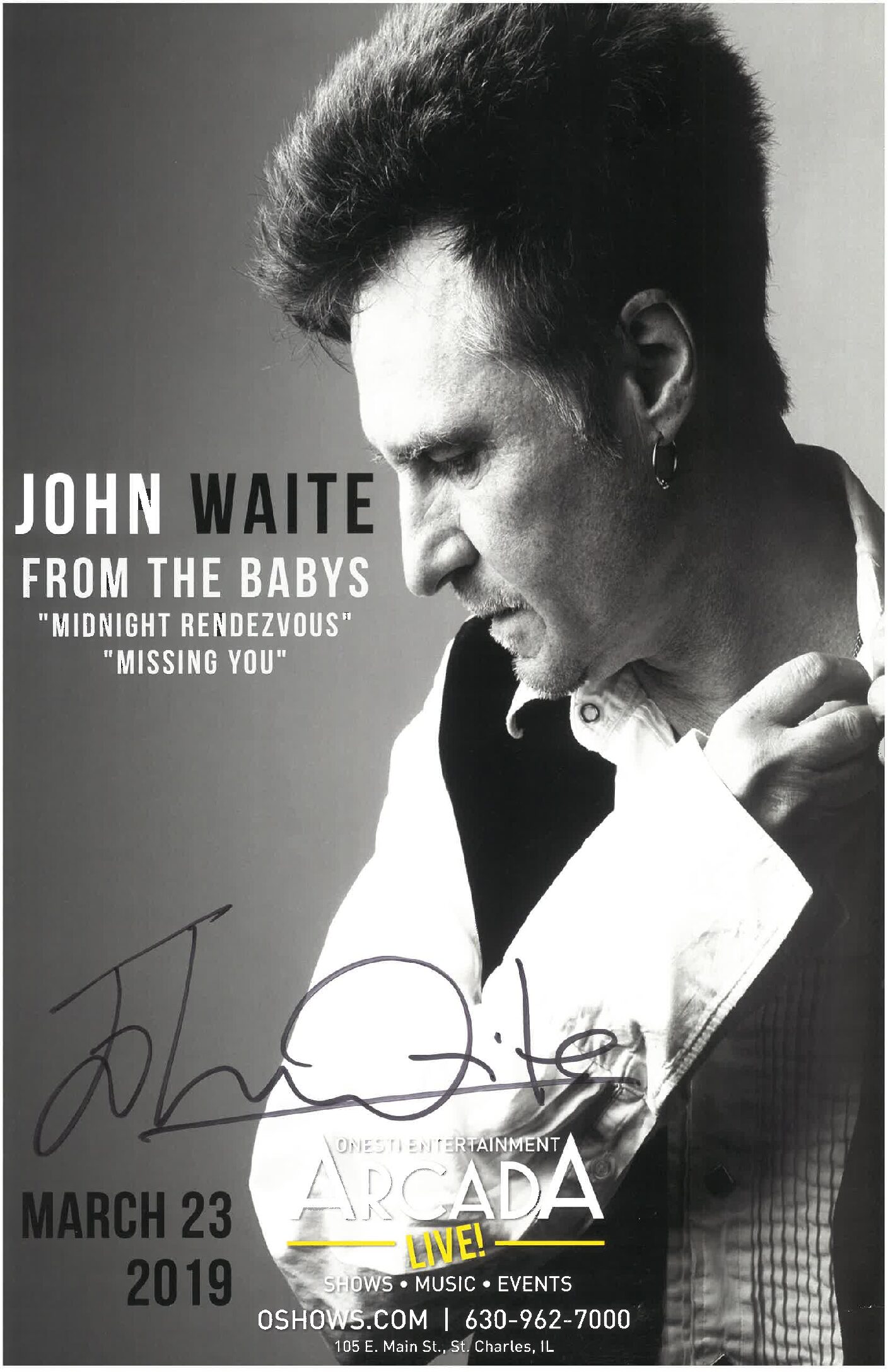 John Waite Poster-3/23/2019