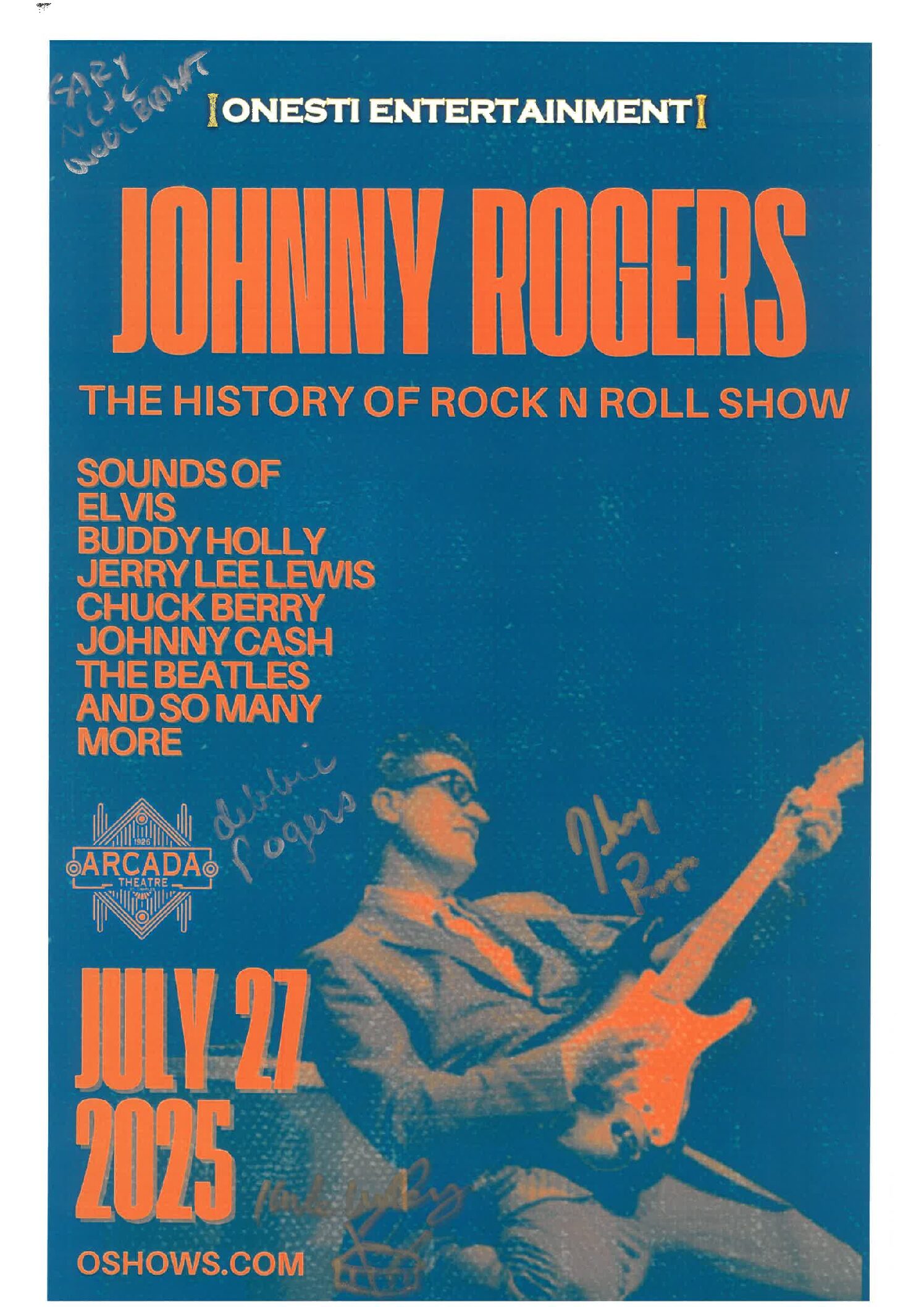 Johnny Rogers Poster 7/27/25-DPT