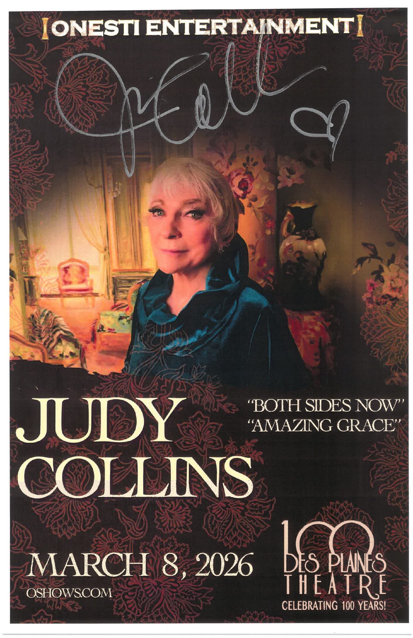 Judy Collins Poster 03/08/26-DPT
