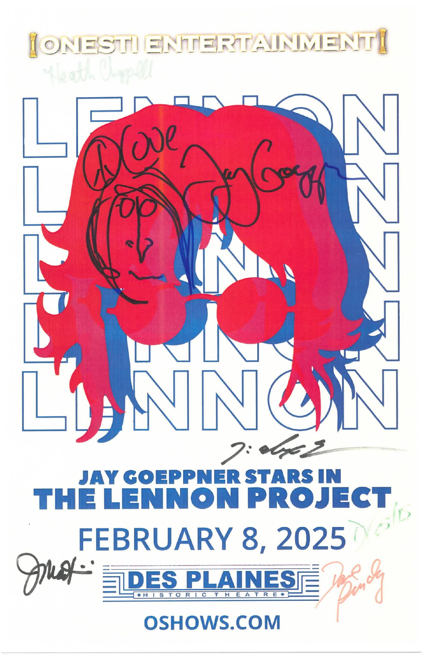 Lennon Project Poster 2/8/25 - DPT
