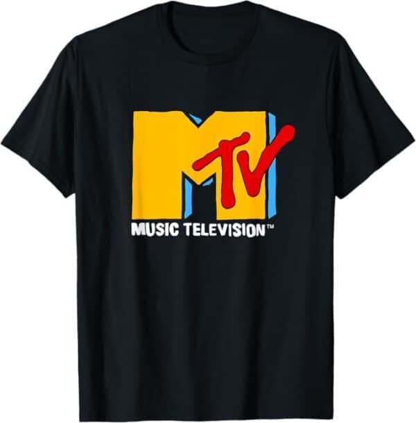 MTV Retro Eighties Neon Primary Color T-Shirt-SS-ARC