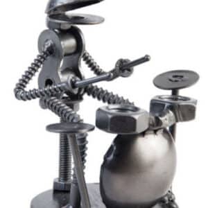 Metal Musician Frog Drummer