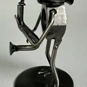 Metal Musician Frog Saxophonist