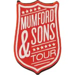 Mumford & Sons-Red Shield Tour Magnet