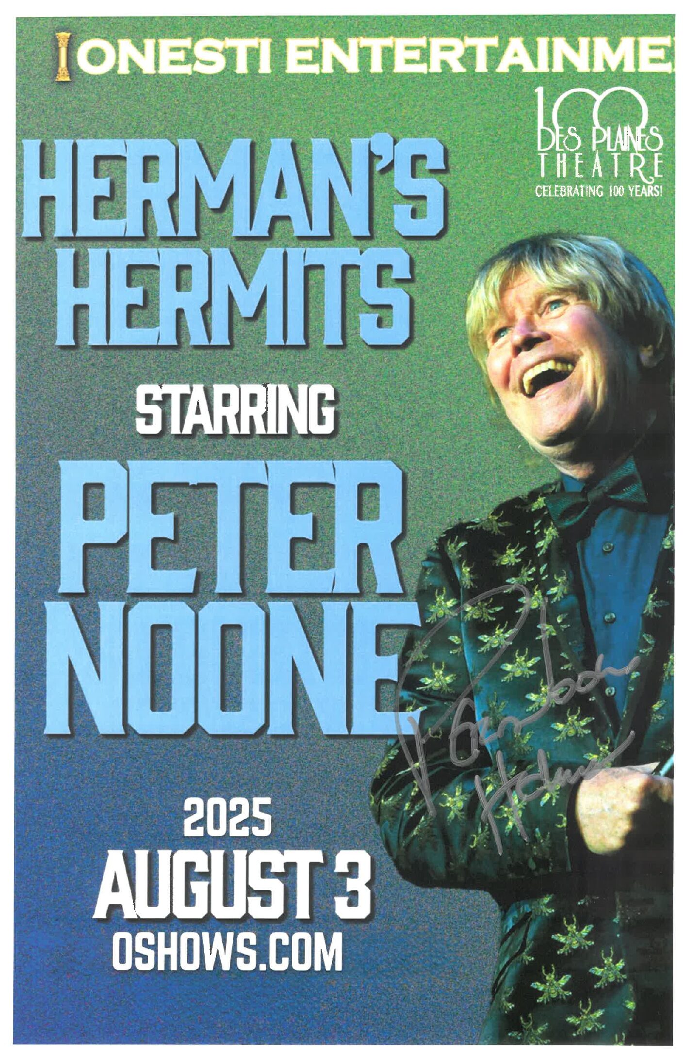 Herman's Hermits Poster 8/3/25-DPT