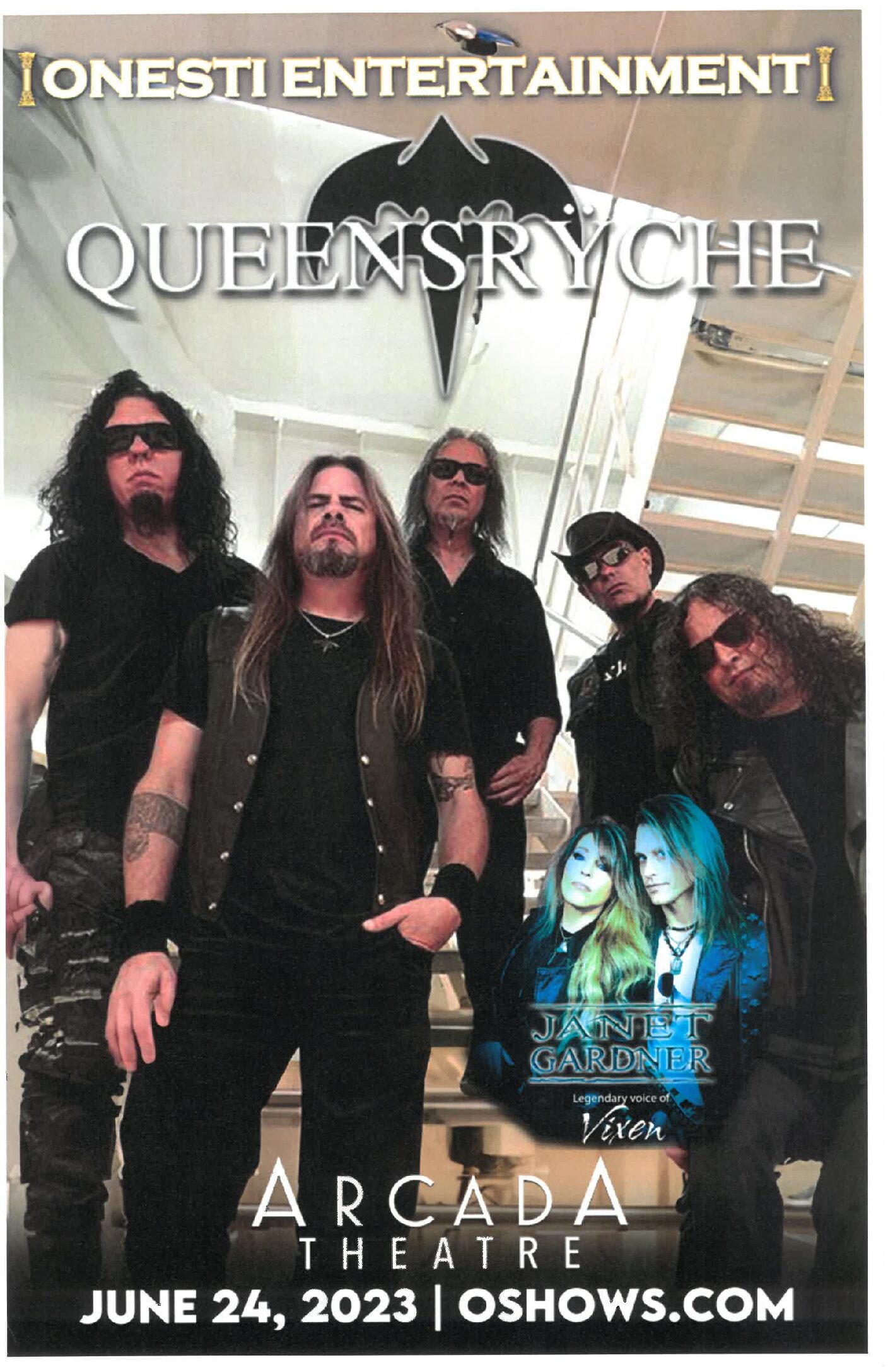 Queensryche Poster (Unsigned Only) 6/24/2023-ARC