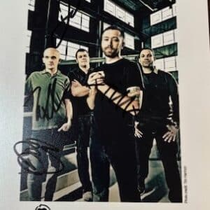 Rise Against Autographed 8X10 Glossy Photo