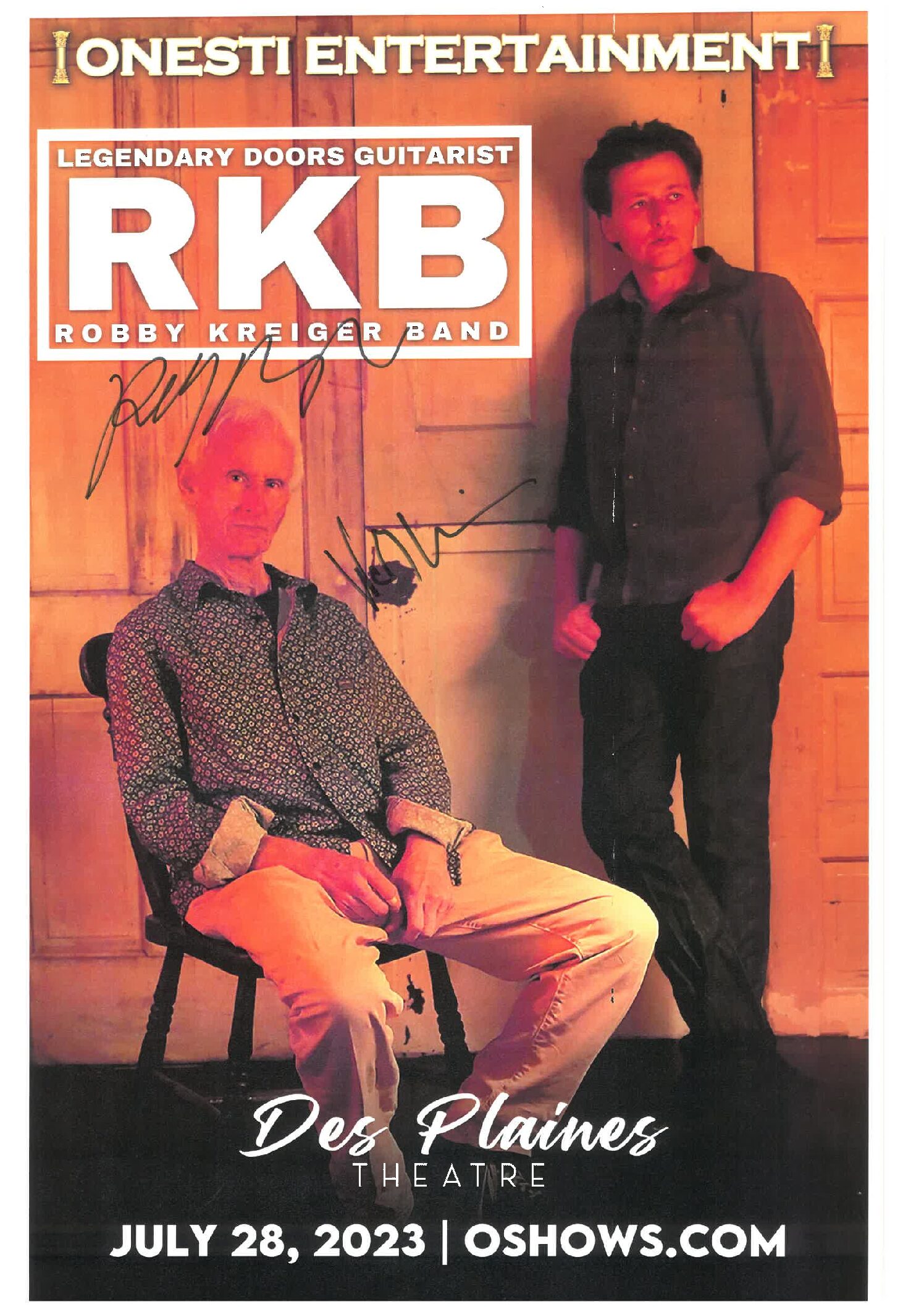 Robby Krieger Poster 7/28/23 - DPT