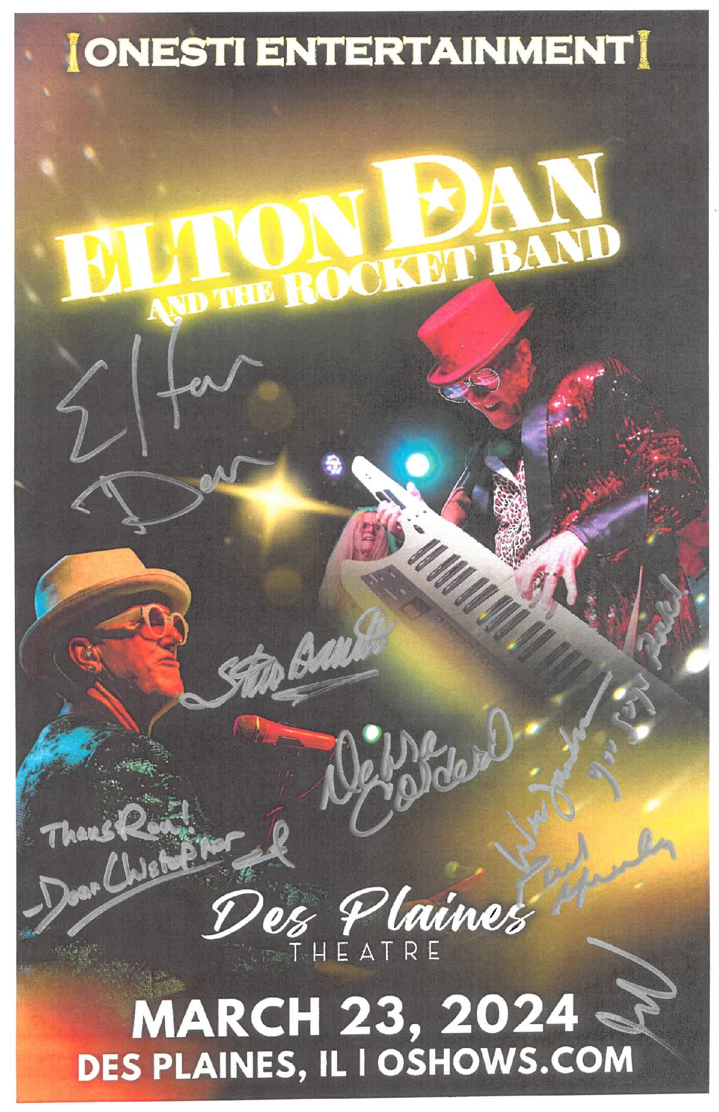 Elton Dan and the Rocket Band Poster-03/23/24-DPT