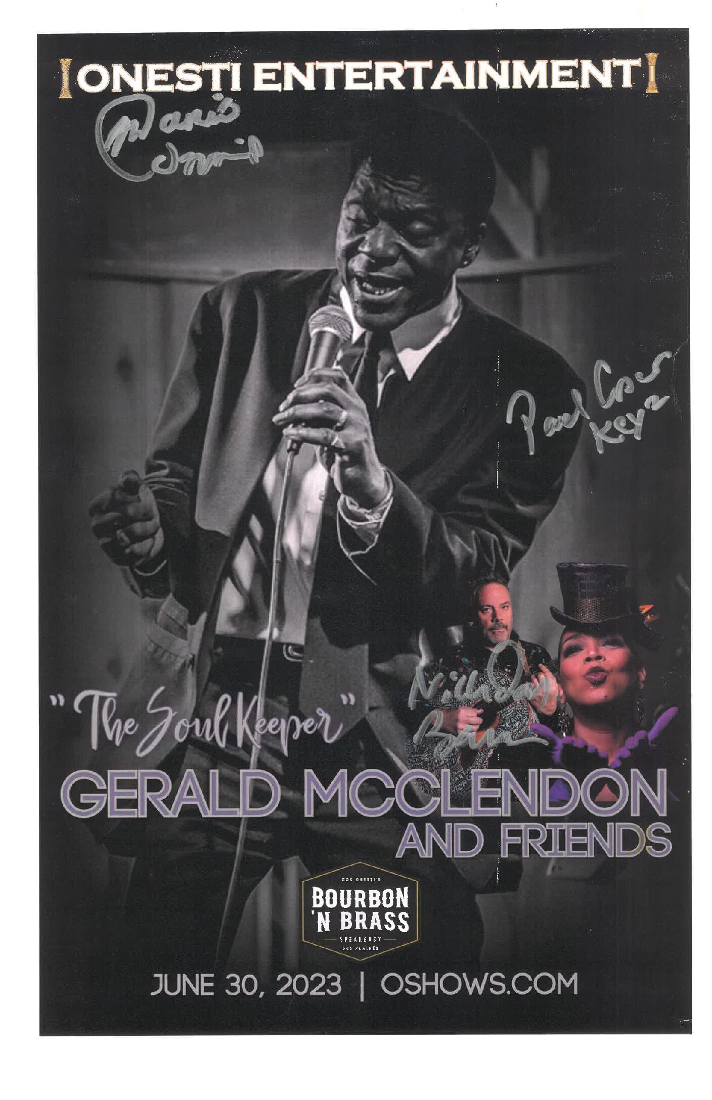 Gerald Mcclendon and Friends Poster-06/30/23-DPT