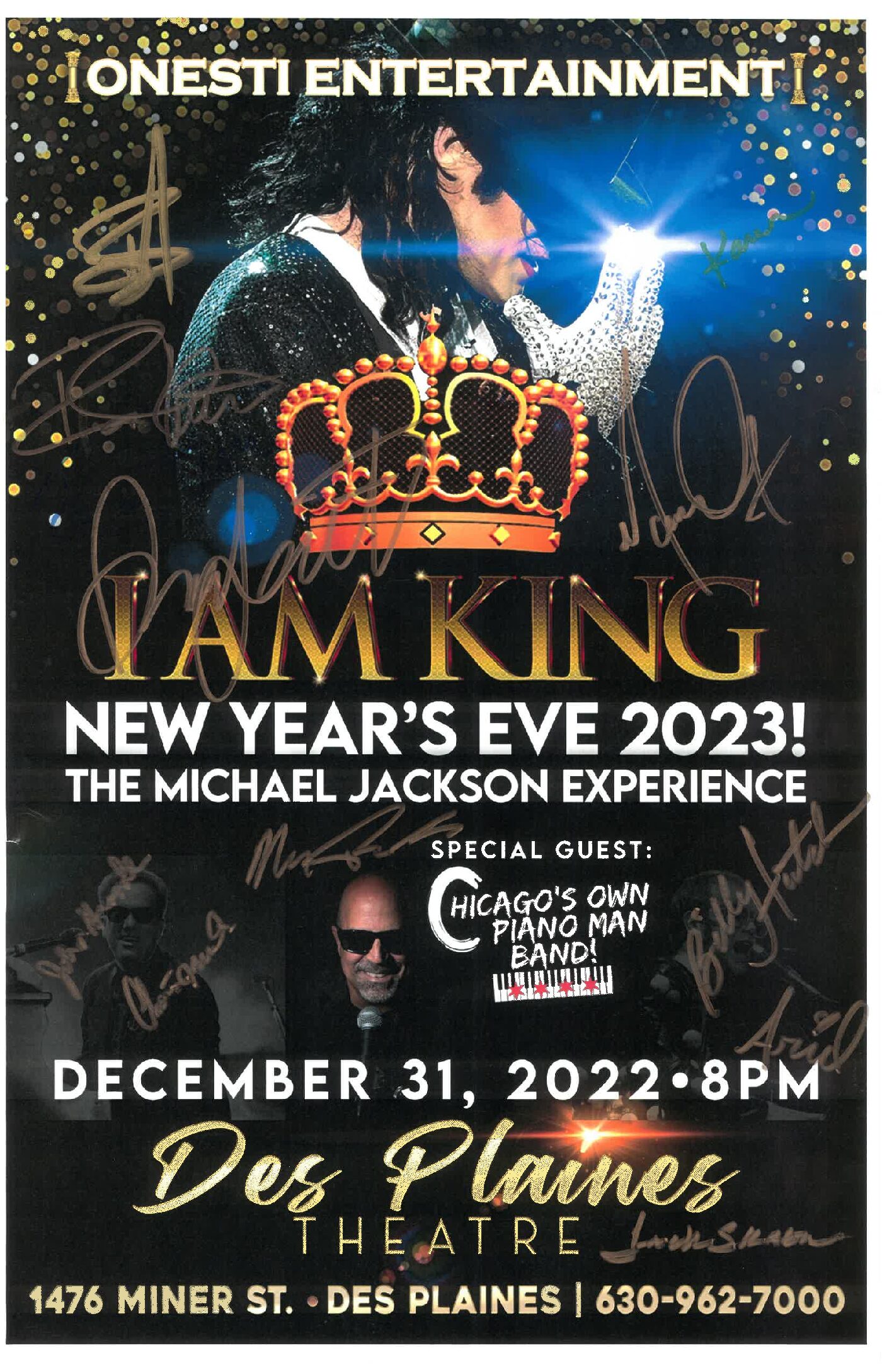 I am King (Michael Jackson Tribute) Poster-12/31/22-DPT