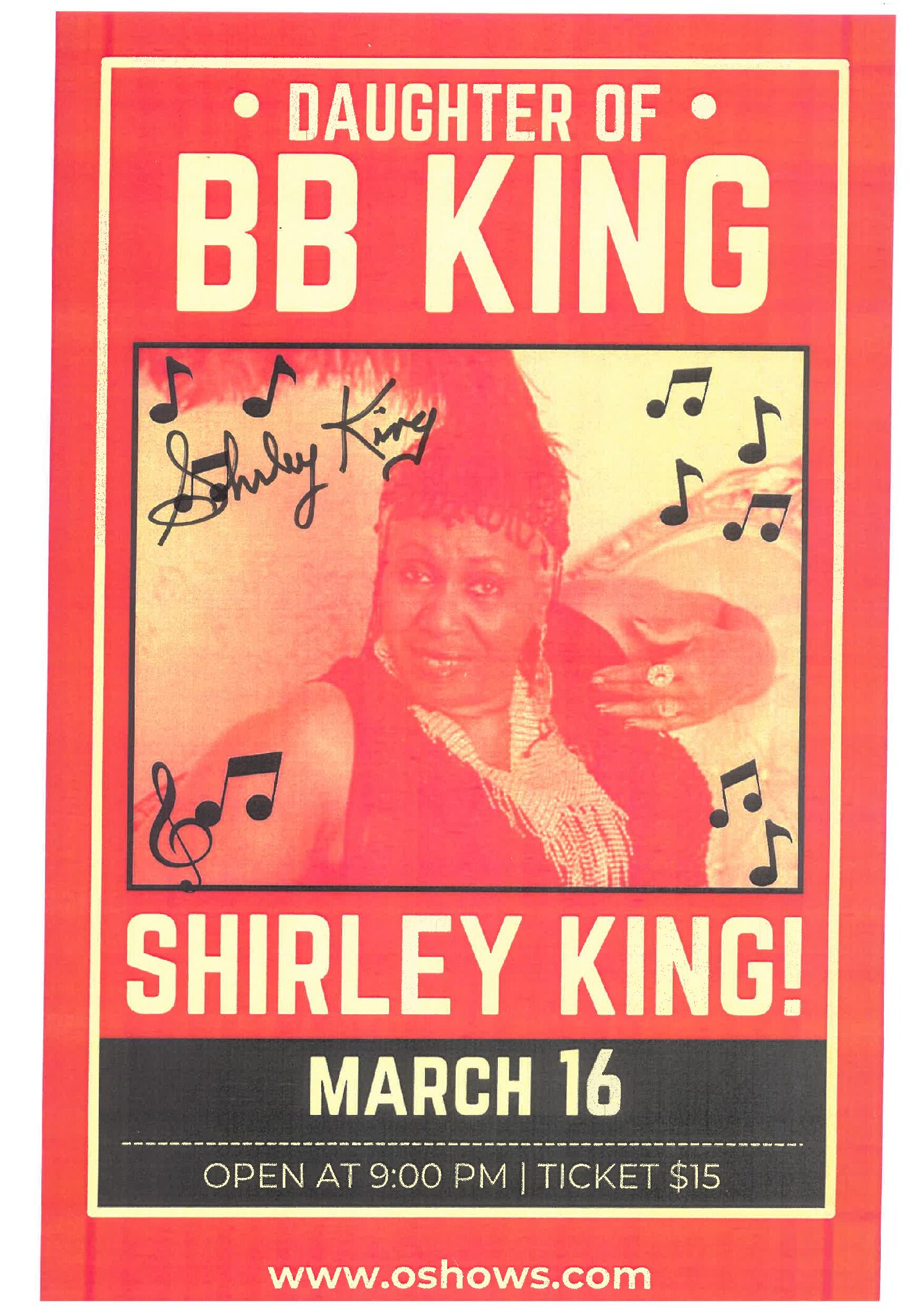 Shirley King Poster-03/16/24-DPT