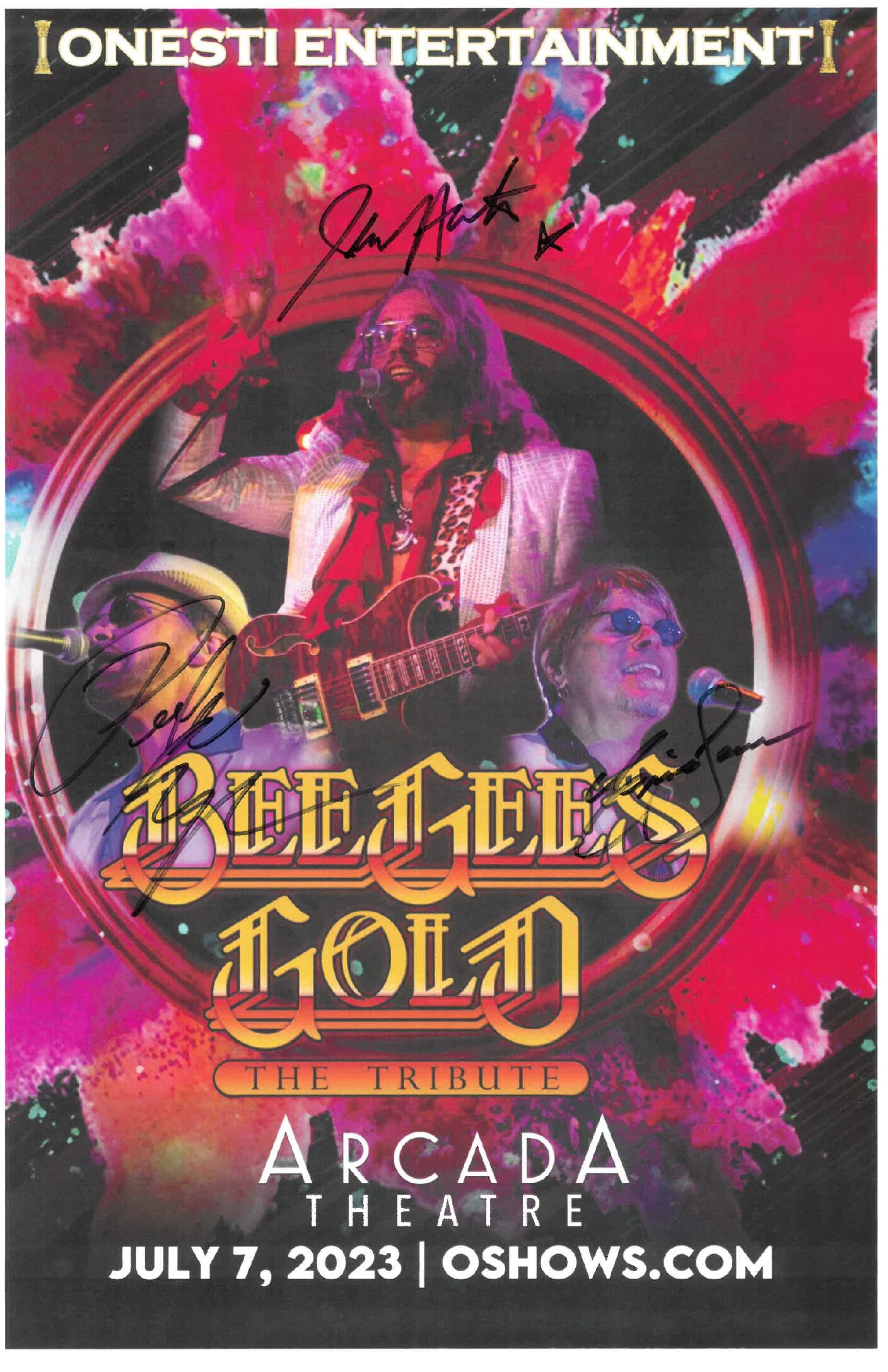 Bee Gees Gold Poster 7/7/2023-ARC
