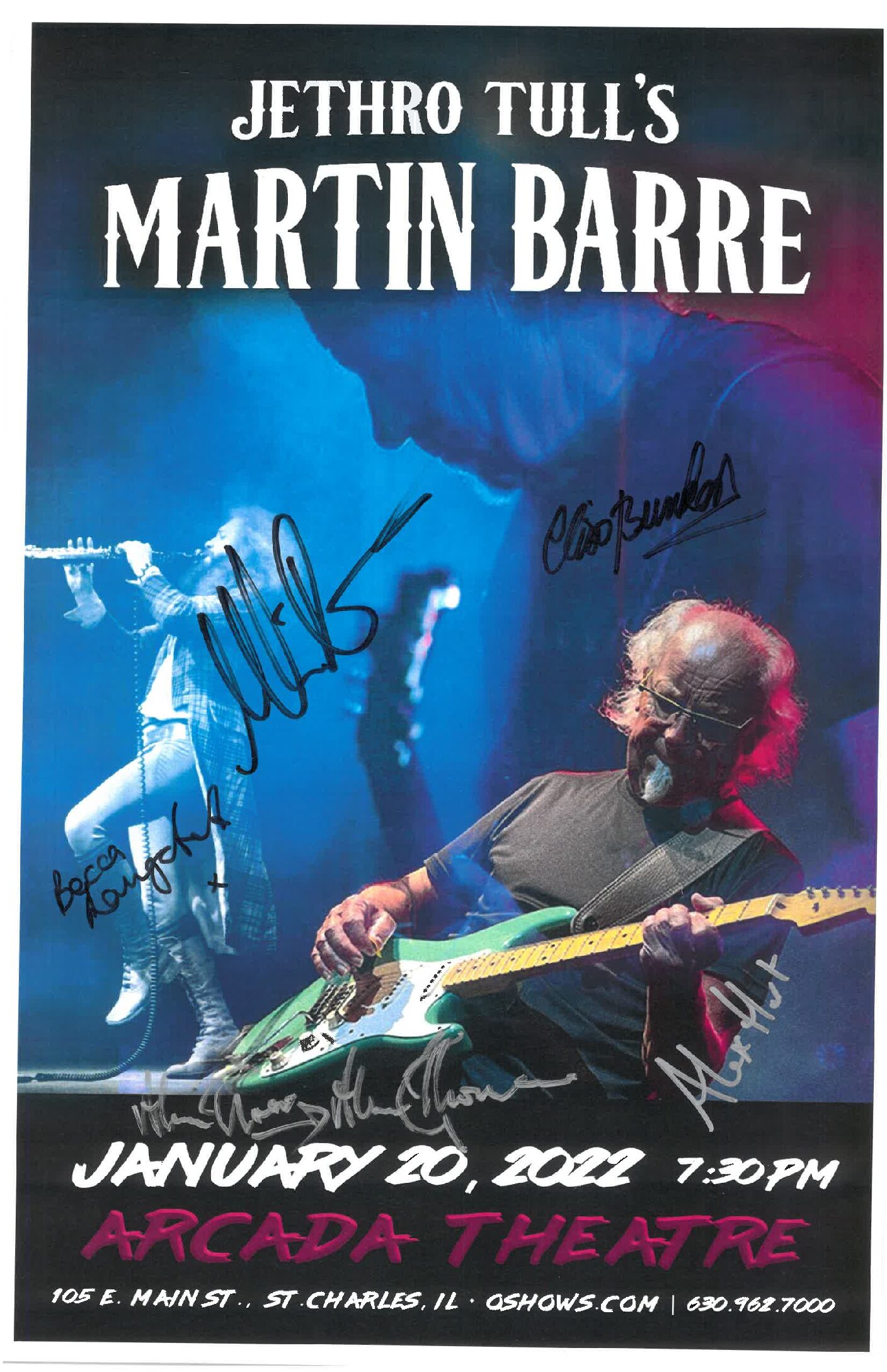 Martin Barre Poster 1/20/2022-ARC