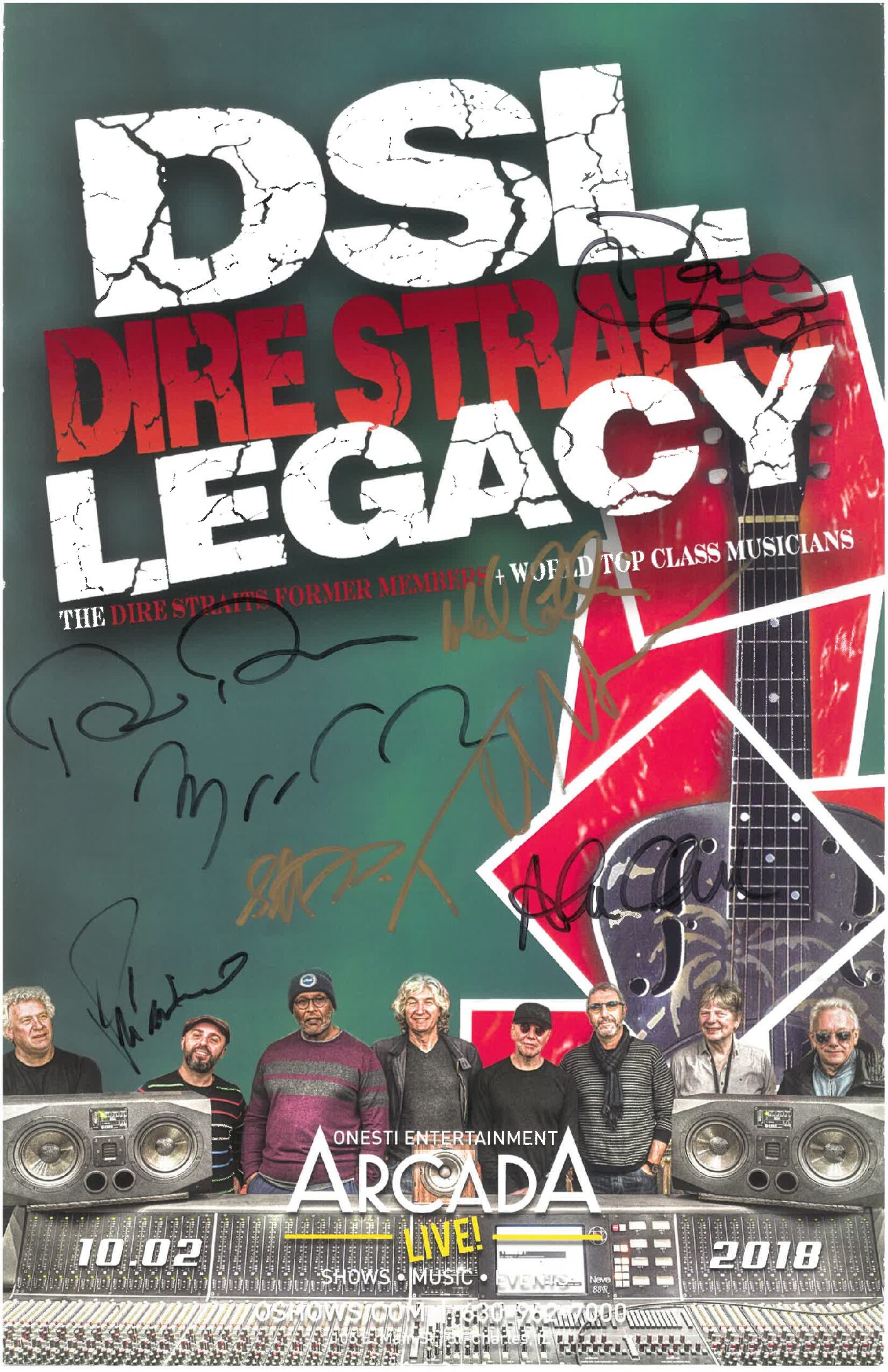 Dire Straits Legacy Poster 10/2/18 -ARC (Signed)