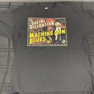 Social Distortion- Machine Gun Blues T-Shirt XL (Pre-Owned)