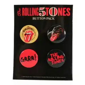 Rolling Stones Grrr 4 Pc. Button Set Collector Items