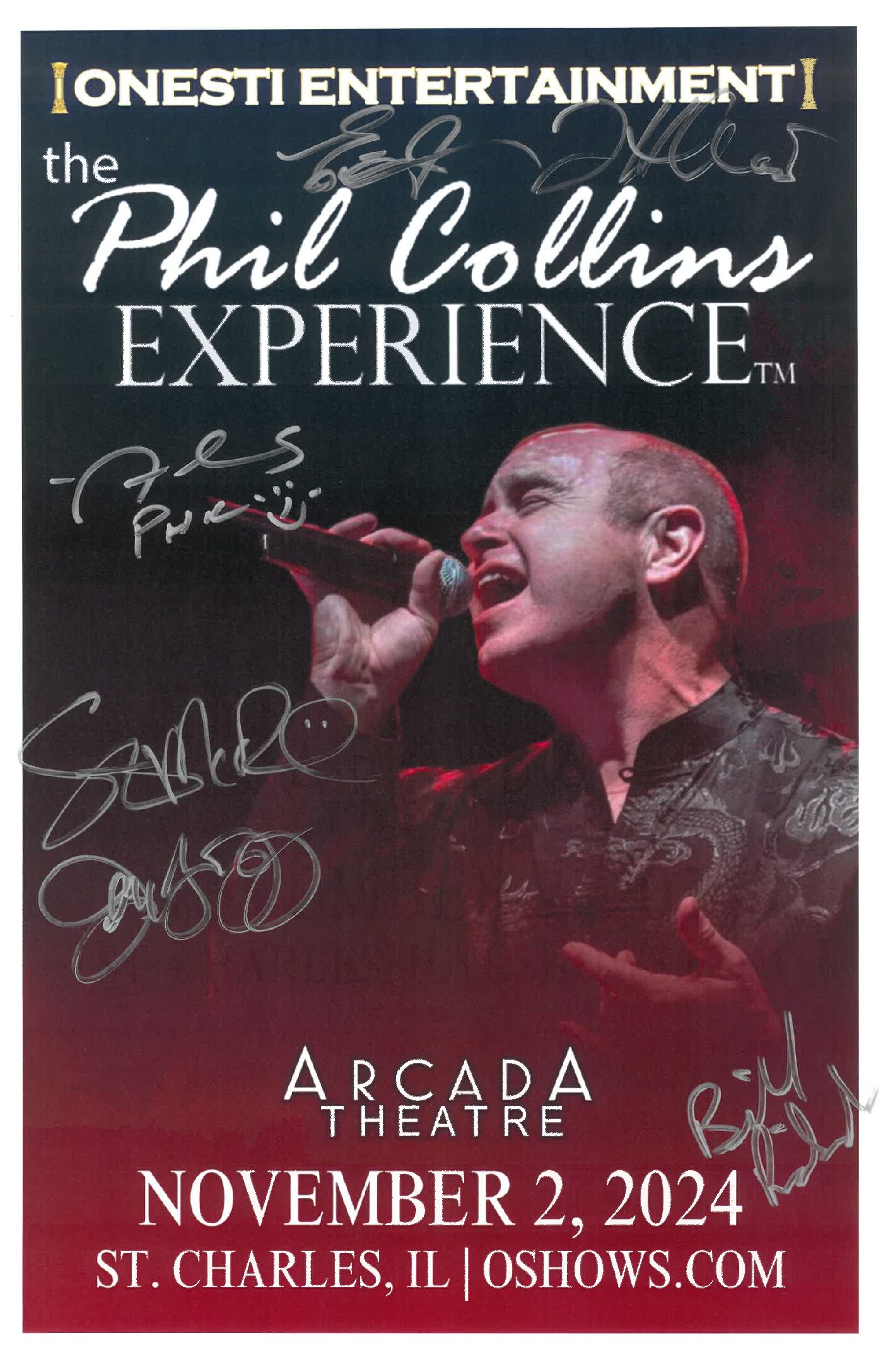 The Phil Collins Experience Poster (Tribute) 11/2/24-ARC