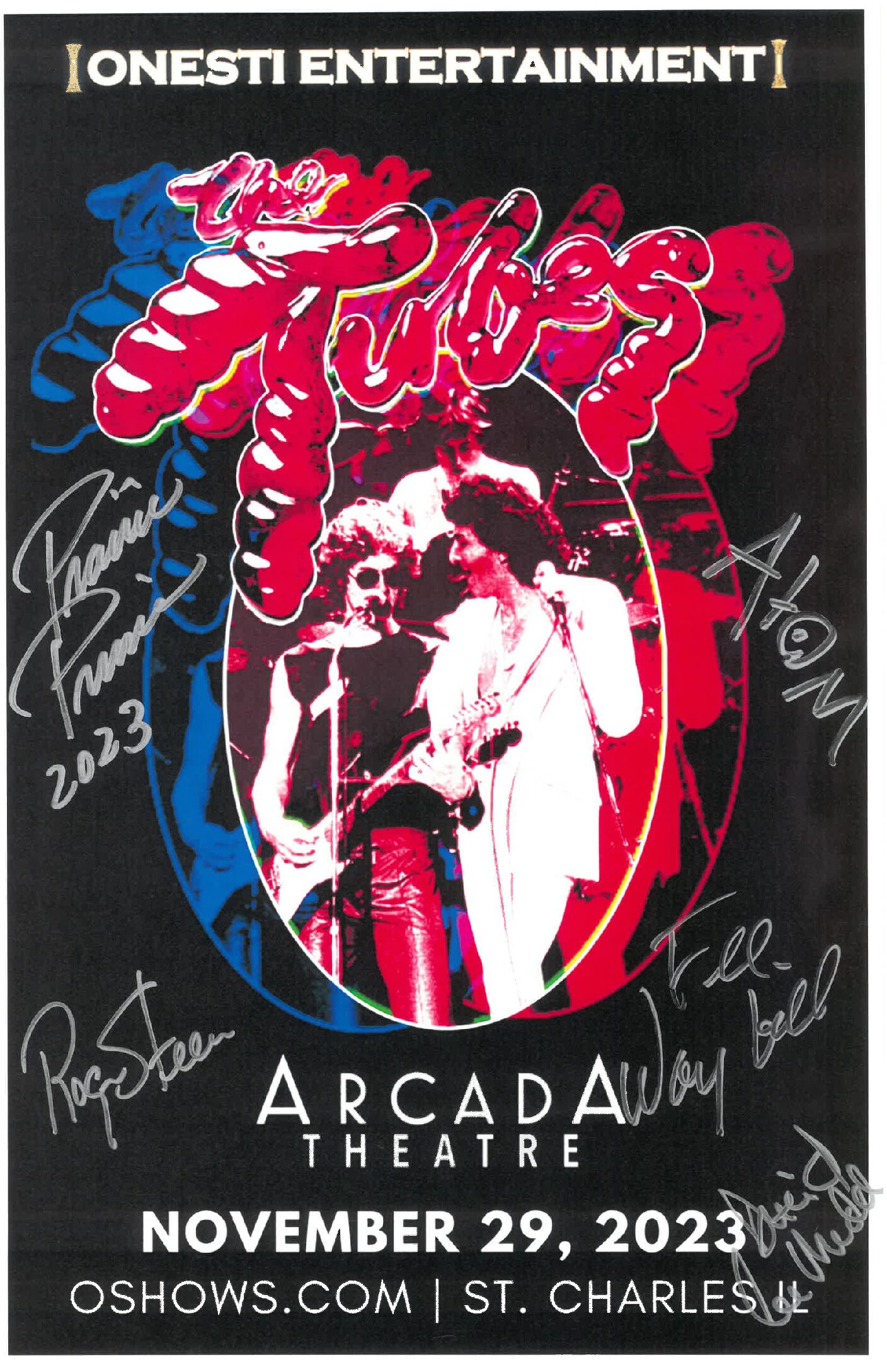 The Tubes Poster 11/22/23 -ARC