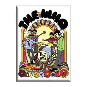 Who, The -Trippy Illustration Magnet