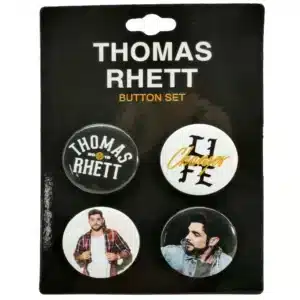 Thomas Rhett -4 Piece Button Set