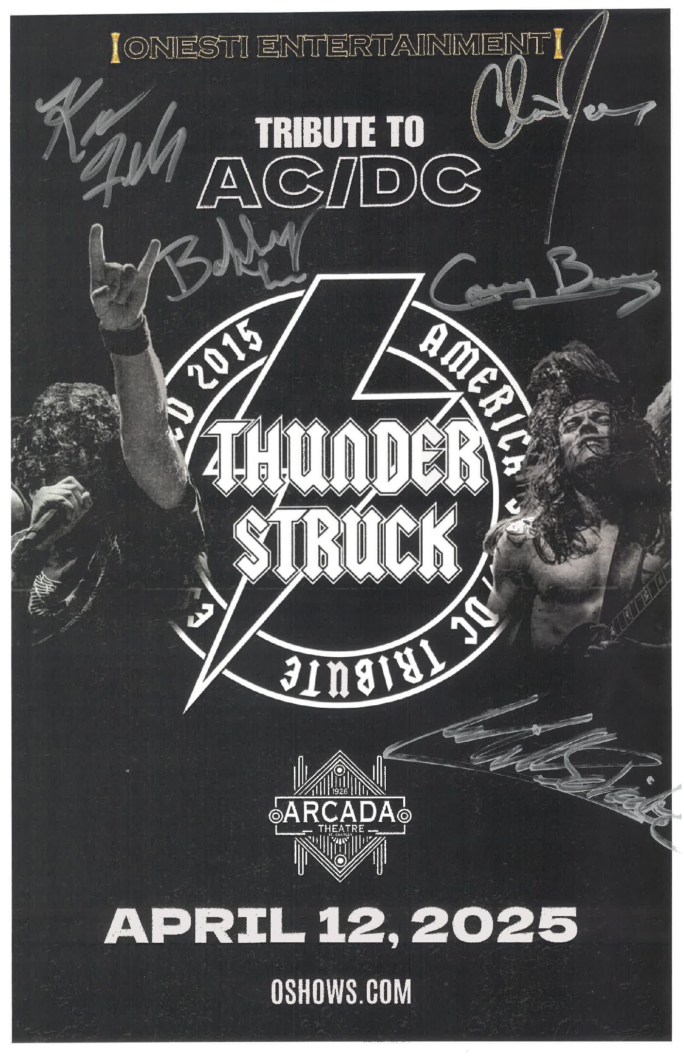 Thunderstruck Poster 04/12/25-ARC