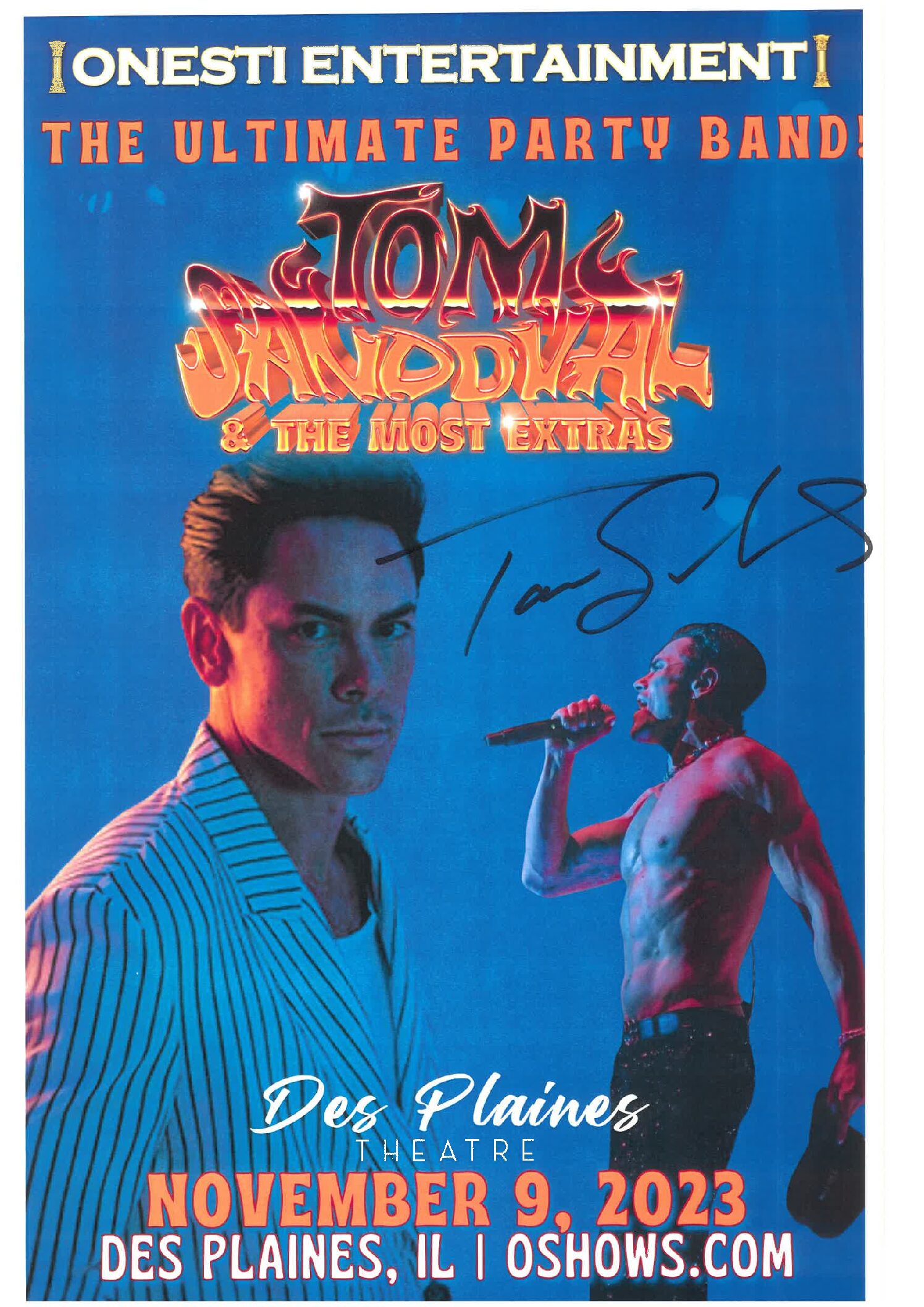 Tom Sandoval Poster 11/9/23 - DPT