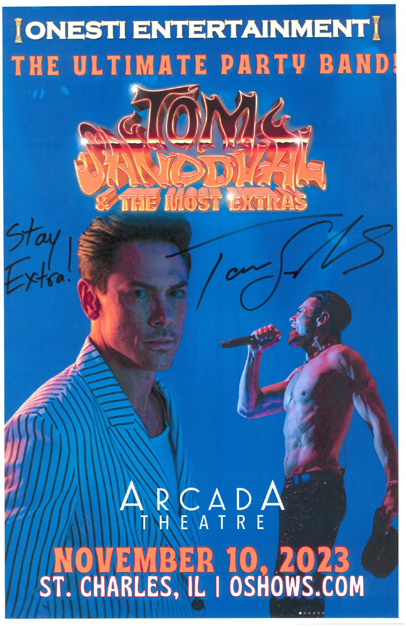 Tom Sandoval Poster 11/10/23-ARC