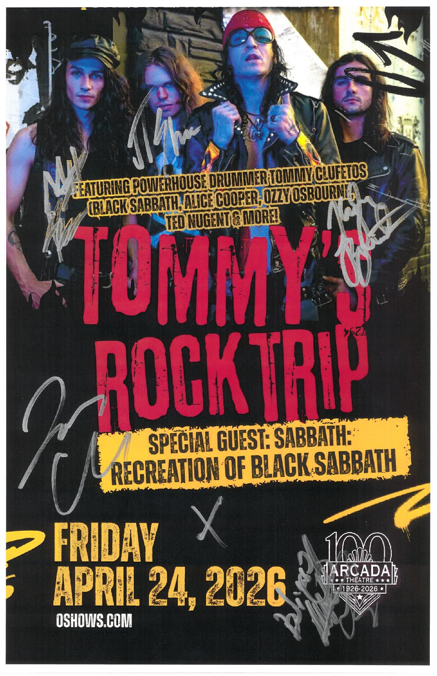 Tommy's Rock Trip Poster 04/24/26-ARC