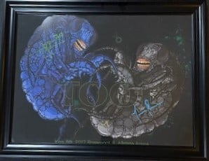 Tool Autographed & Framed 2017 Poster (20" X 27")