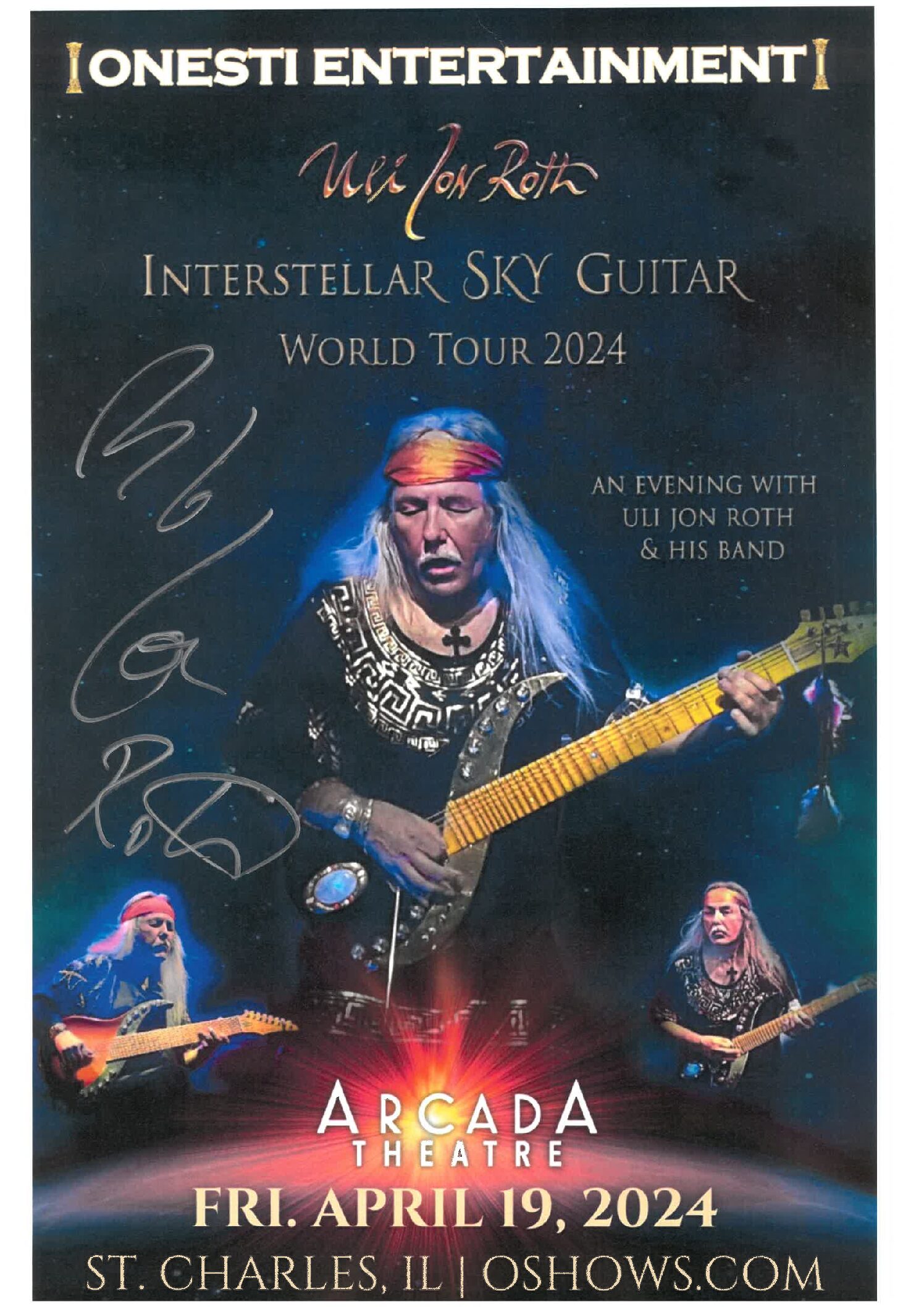 Uli Jon Roth Poster 4/19/24-ARC