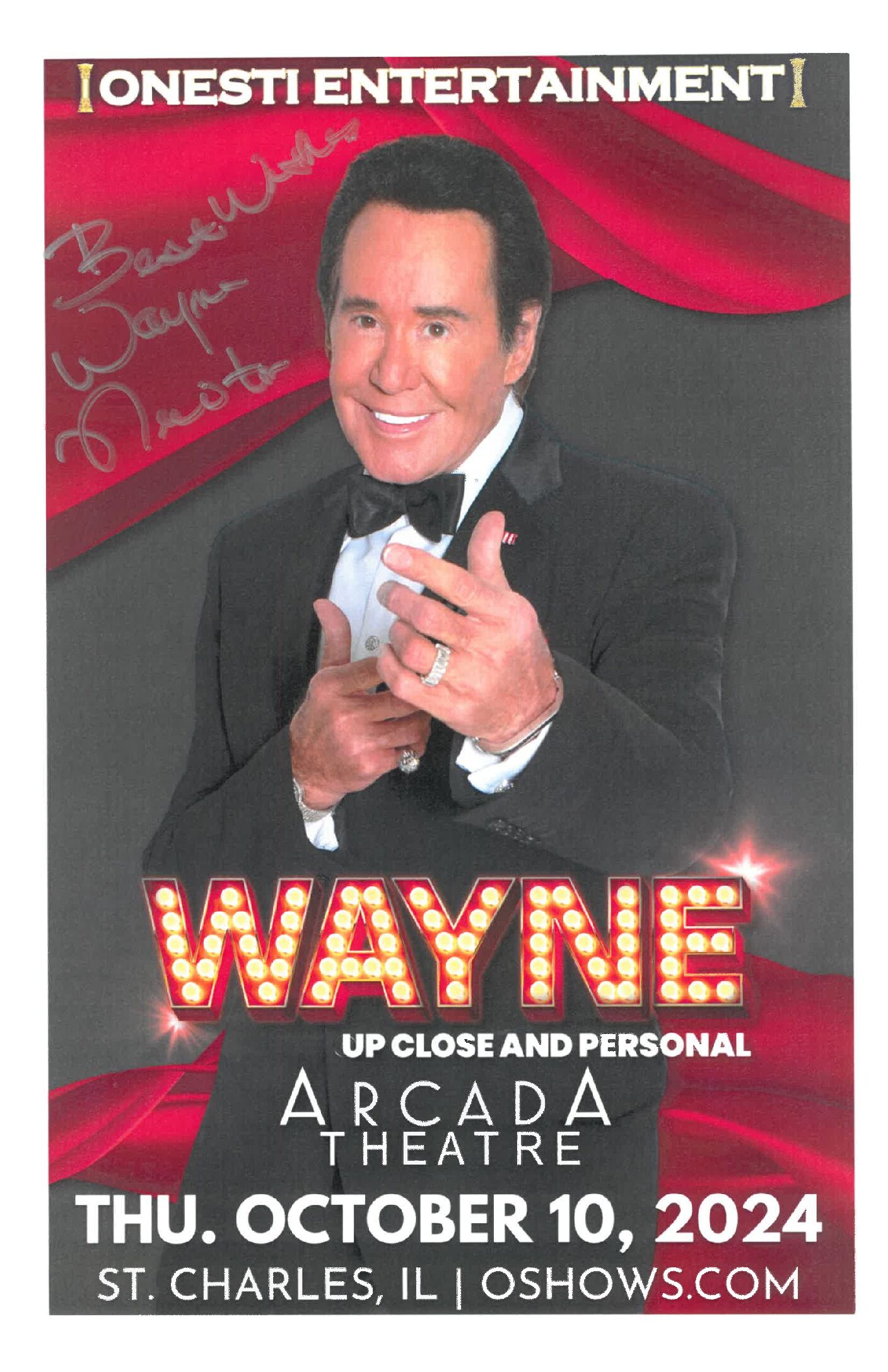 Wayne Newton Poster 10/10/24-ARC