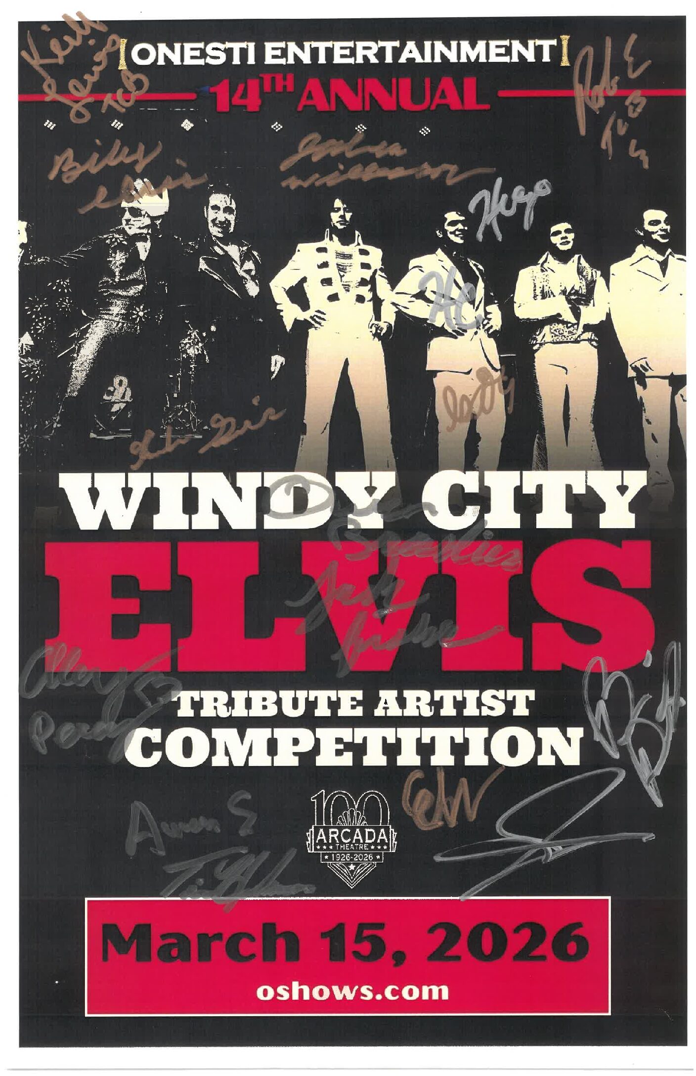 Windy City Elvis Poster 03/15/26-ARC
