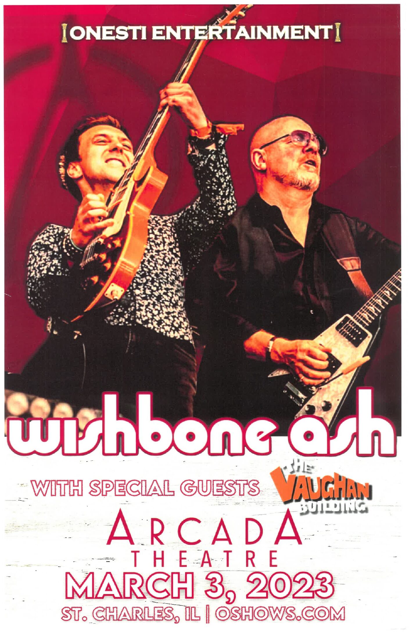 Wishbone Ash Poster 03/03/23-ARC (Unsigned only)