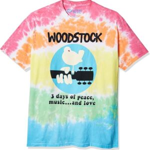 Woodstock Banded Tie Dye T-Shirt-SS