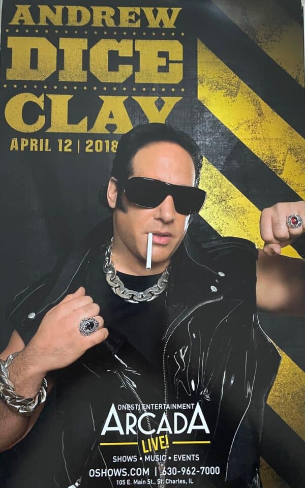 andrew dice clay 4 12 2018 (unsigned only)