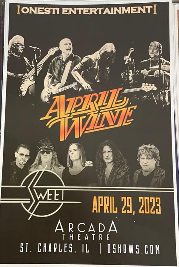 april wine/ the sweet poster (2023)