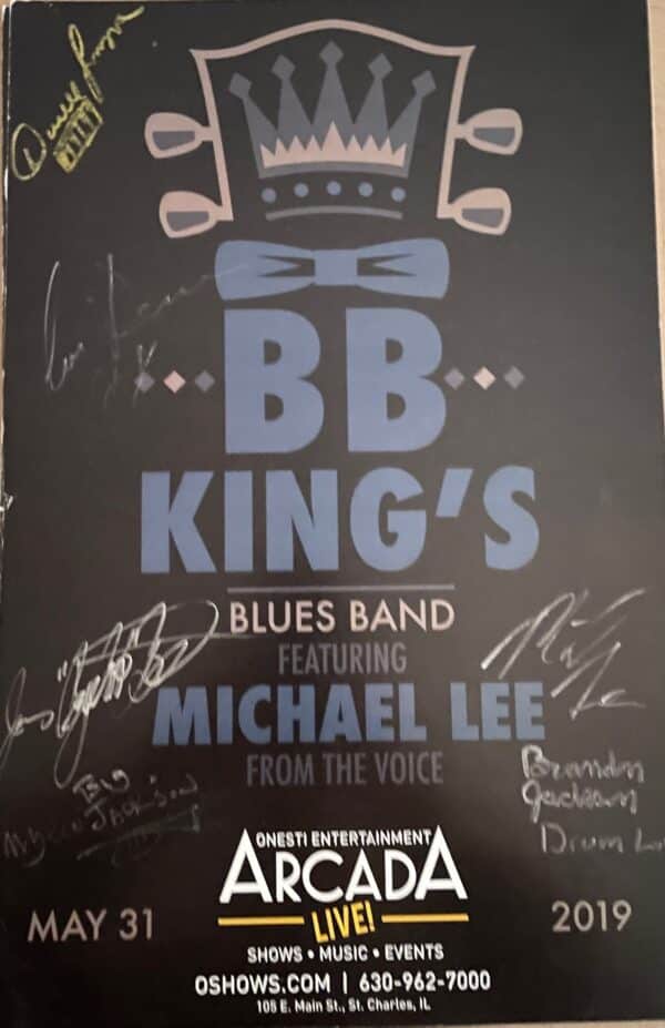 bb king blues band poster 2019 (signed)