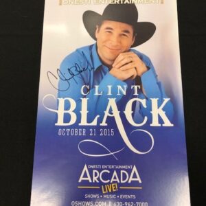 Clint Black Poster- 10/21/15 (Signed)-ARC
