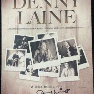 Denny Laine Poster- 8/5/17 (Signed)-ARC