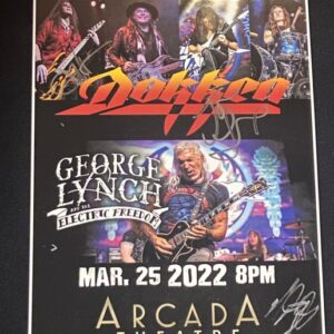Dokken/ George Lynch Poster- 3/25/22-ARC