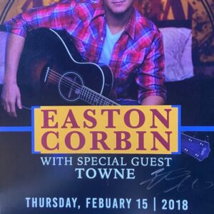 Easton Corbin Poster- 2/15/18 (Signed)
