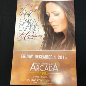 Sara Evans Christmas Poster-12/4/15 (Signed)