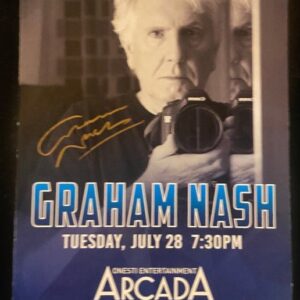 Graham Nash- 7/28/15 (signed)