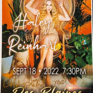 Haley Reinhart- 9/18/22 (signed)